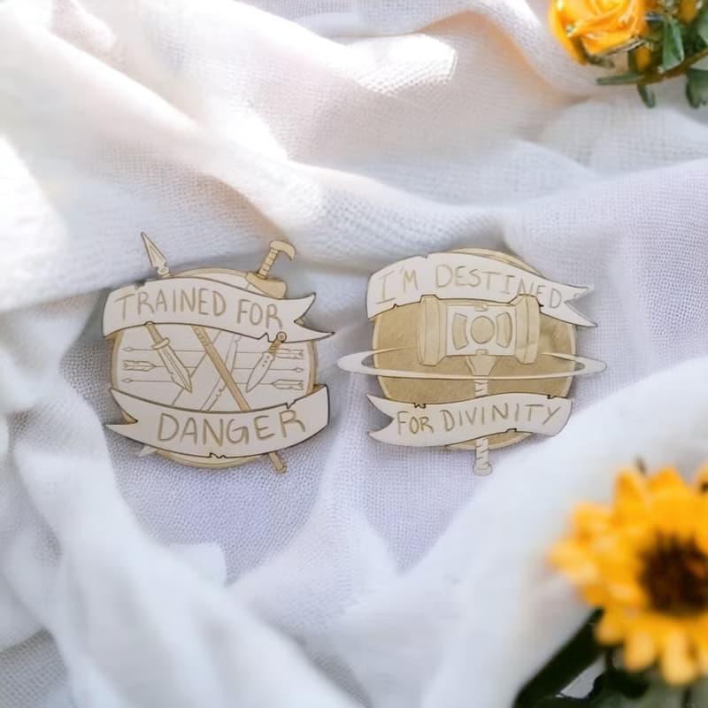 RPG Classes Wooden Coaster Set – Coasters Featuring RPG Character Classes