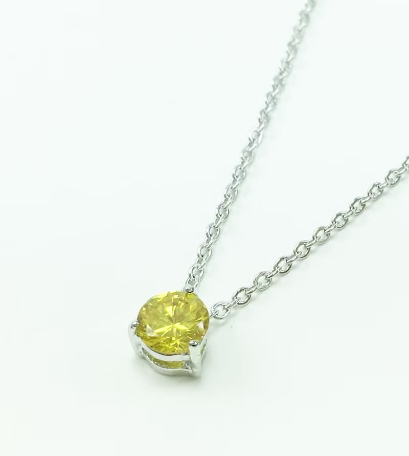 誕生石系列/十一月份/黃水晶 CITRINE/項鍊/生日禮