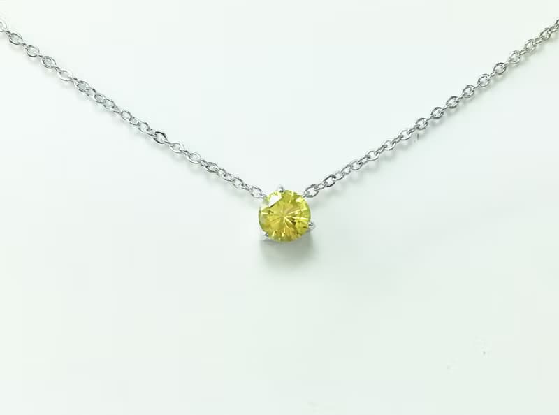 誕生石系列/十一月份/黃水晶 CITRINE/項鍊/生日禮
