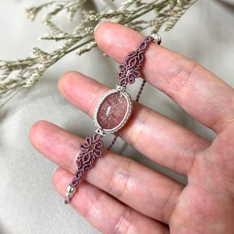 草莓編織手鍊/手環