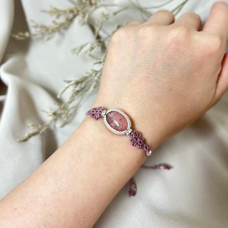 草莓編織手鍊/手環