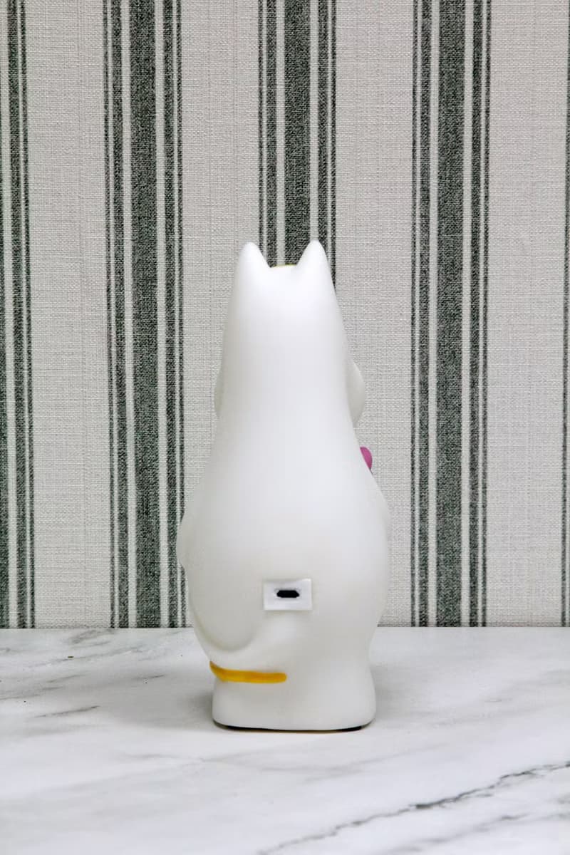 英國嚕嚕米Moomin拿著紫色小花LED小夜燈