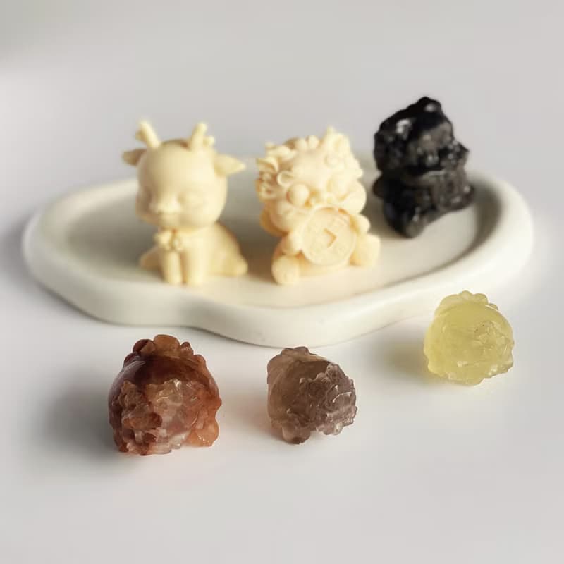 Crystal Corner 隅石丨空間防護丨水晶龍龜丨高品雙眼銀曜石擺件