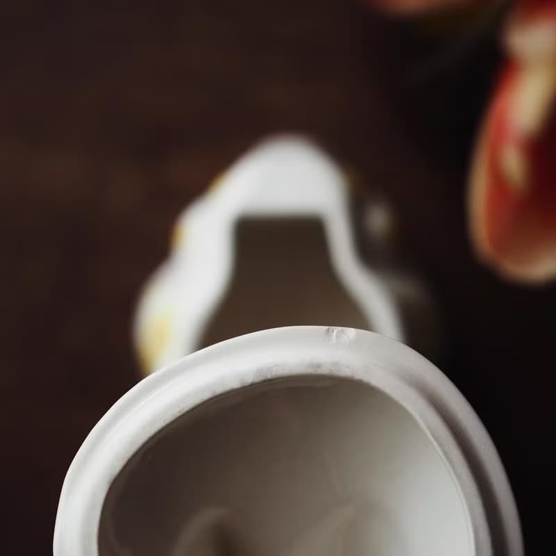 二十世紀 葡萄牙Secla 手工制作 兔子陶瓷盒子