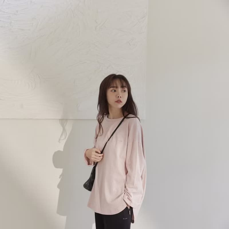 MIT有機棉優雅折袖上衣-共2色