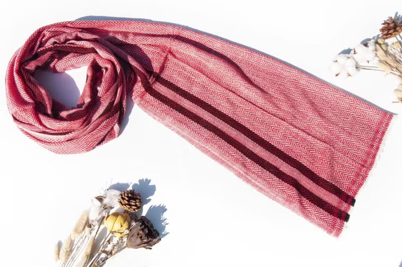 喀什米爾Cashmere 針織圍巾 純羊毛圍巾 手織圍巾 編織圍巾-英國