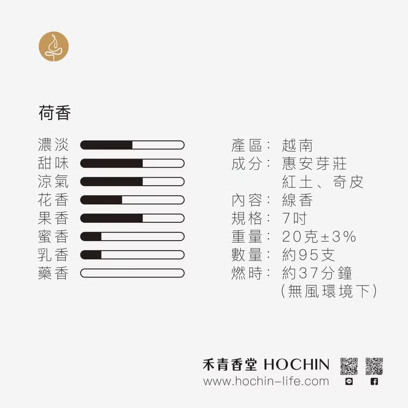 舒眠安神 | 荷香 ( 沉香 線香 臥香 越南廣平 )