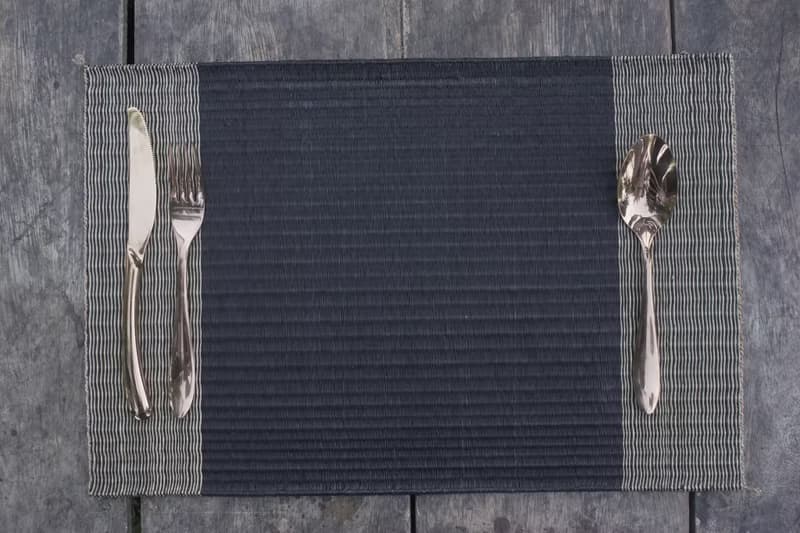 Set 2, black and white Housewarming Gifts, placemat, table mat, jute platemat