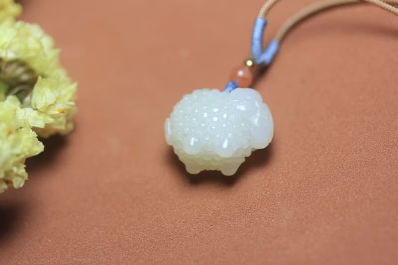 【小羊】-肖恩 和田玉生肖小綿羊吊墜 男女款玉石玉珮掛件玉墜