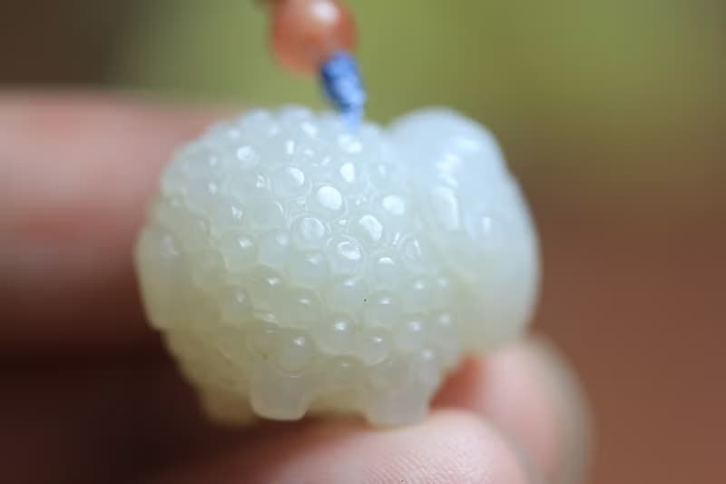 【小羊】-肖恩 和田玉生肖小綿羊吊墜 男女款玉石玉珮掛件玉墜