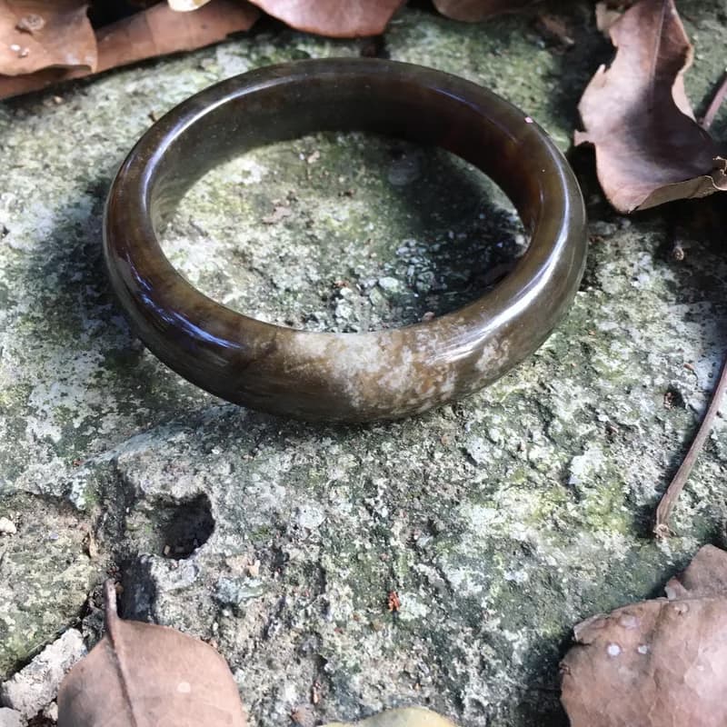 【Lost and find】特式鐲 羽毛星砂 巧克力 糖 和田玉 手鐲 55.7