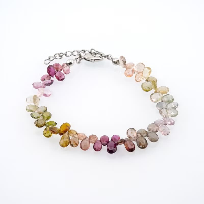 寶麗金珠寶-天然彩色碧璽手鍊