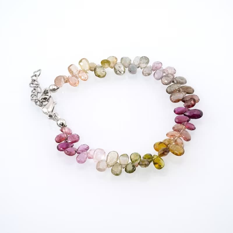 寶麗金珠寶-天然彩色碧璽手鍊