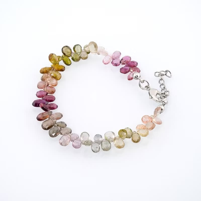 寶麗金珠寶-天然彩色碧璽手鍊