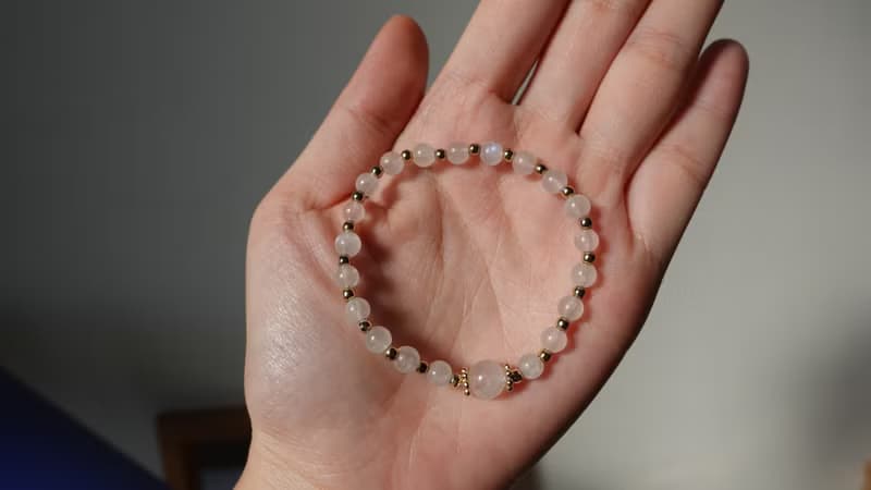 月光石【設計款】天然水晶設計手鍊