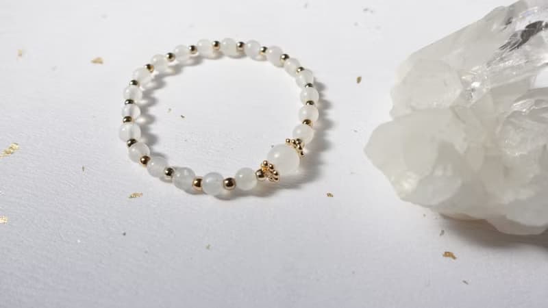 月光石【設計款】天然水晶設計手鍊