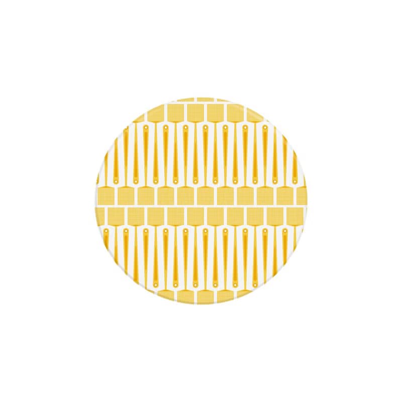 【錦源興】蒼蠅拍陶瓷吸水杯墊 l 底部防滑 鶯歌陶瓷製 禮物