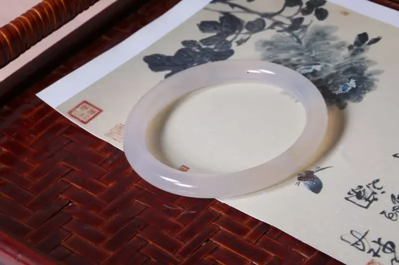 【手鐲】56圈口/圓條手鐲手環手鏈/天然瑪瑙送禮閨蜜