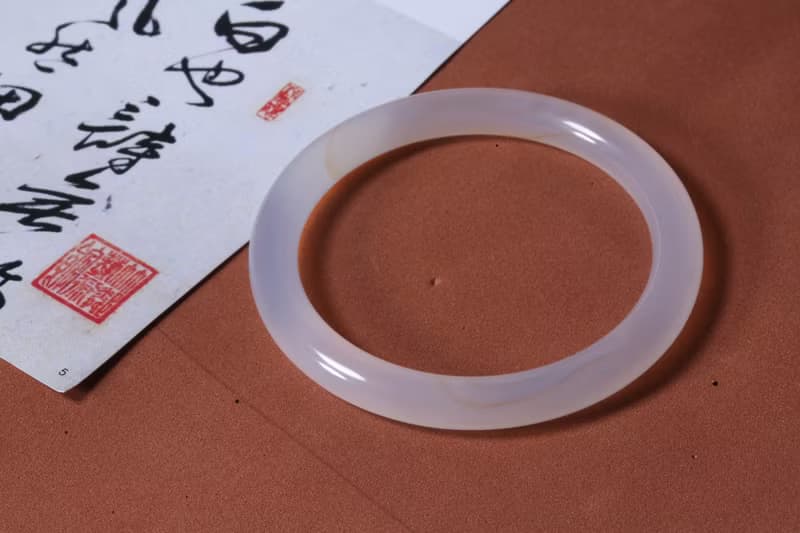 【手鐲】56圈口/圓條手鐲手環手鏈/天然瑪瑙送禮閨蜜