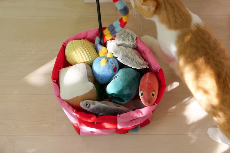 Punching basket 2x2 - Red+Pink