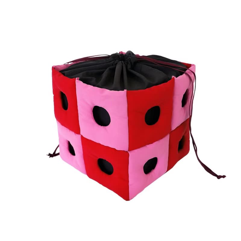 Punching basket 2x2 - Red+Pink