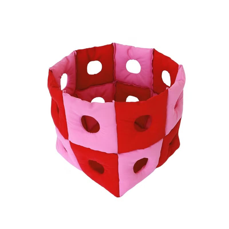 Punching basket 2x2 - Red+Pink