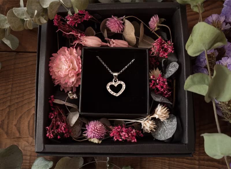 鎖愛心鍊 - 純銀/心型墜/母親節/畢業禮物/幸運/馬蹄