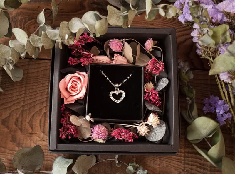 鎖愛心鍊 - 純銀/心型墜/母親節/畢業禮物/幸運/馬蹄