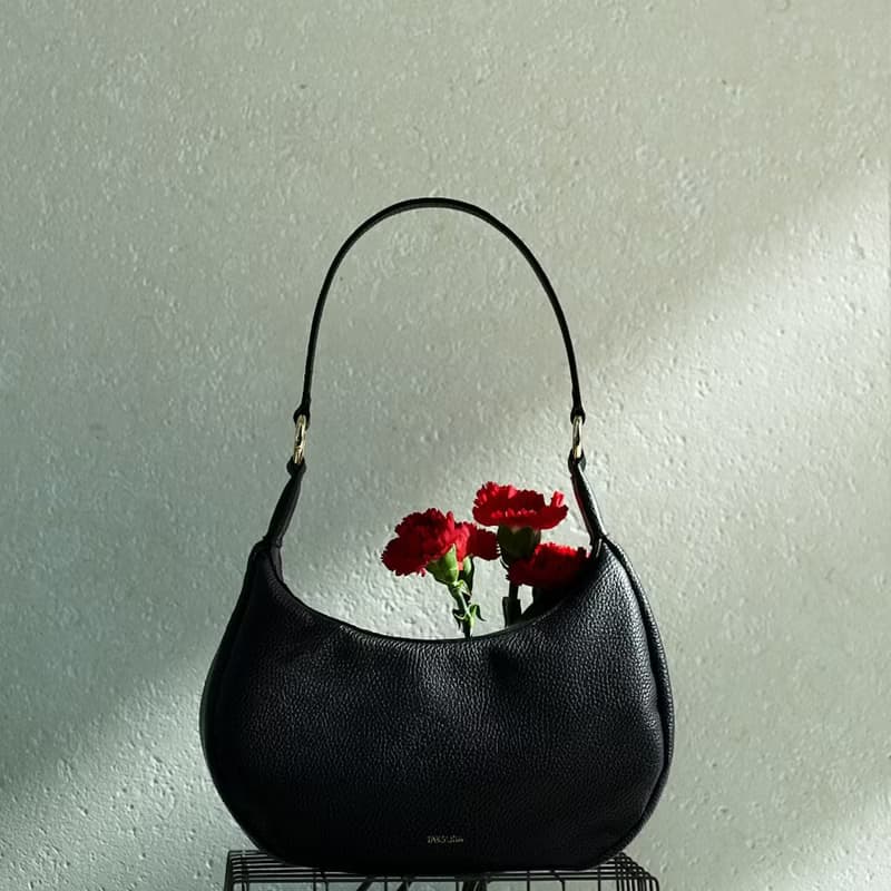 OUTLET – Leather Shoulder Bag | Minimalist Handcrafted Purse | Italian Leather