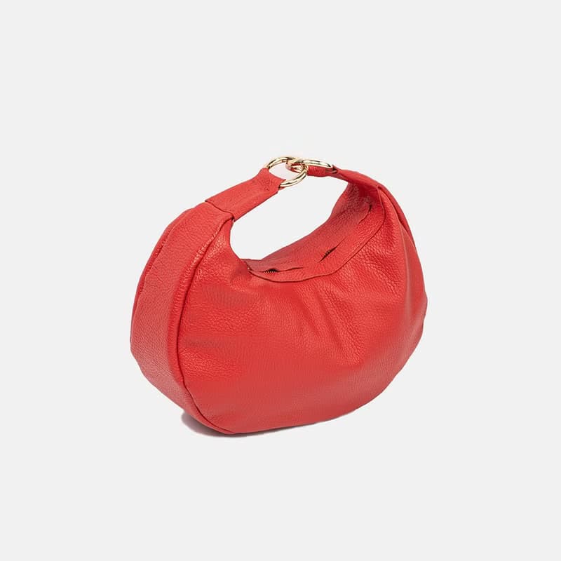 OUTLET – Leather Shoulder Bag | Minimalist Handcrafted Purse | Italian Leather