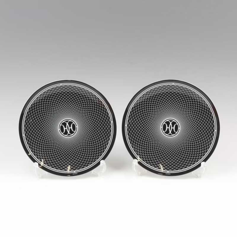 【日本直送】エルメス HERMES アッシュデコ Hデコ 食器 14cm プレート 2枚【未使用】Sランク