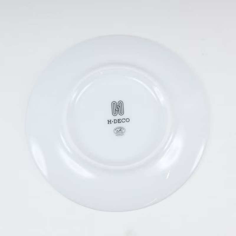 【日本直送】エルメス HERMES アッシュデコ Hデコ 食器 14cm プレート 2枚【未使用】Sランク