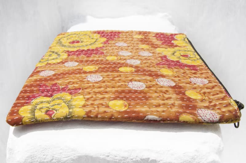 手工刺繡收納包/刺繡化妝包/刺繡手機包/刺繡雜物包/手拿包-花朵