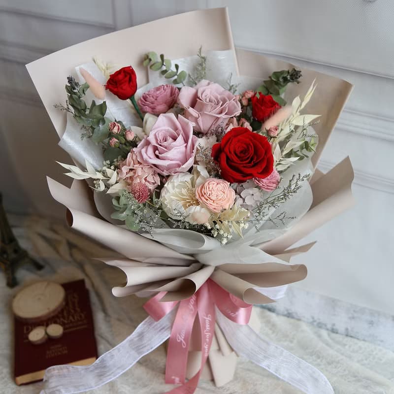 送禮花束 G84 送禮花束 情人節花束 送禮首選 聖誕節禮物