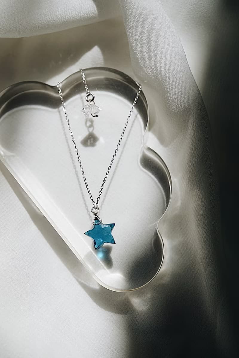 托帕石星星925純銀手鏈