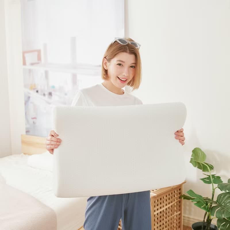 小山丘 針織 記憶枕 人體工學枕 慢回彈