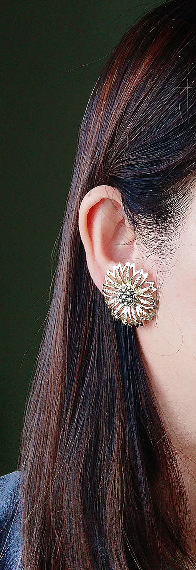 【西洋古董飾品 】SARAH COV 1960年 Daisy Mae 系列 夾式耳環