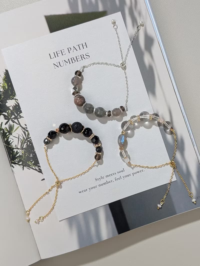 生命靈數7號 開運手鍊 | 紫水晶×天然石 | 紫色能量與智慧象徵