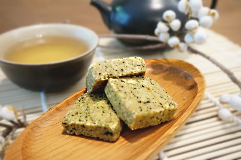 開門茶堂 山青禮盒 金萱四季春散茶/焙茶小餅組