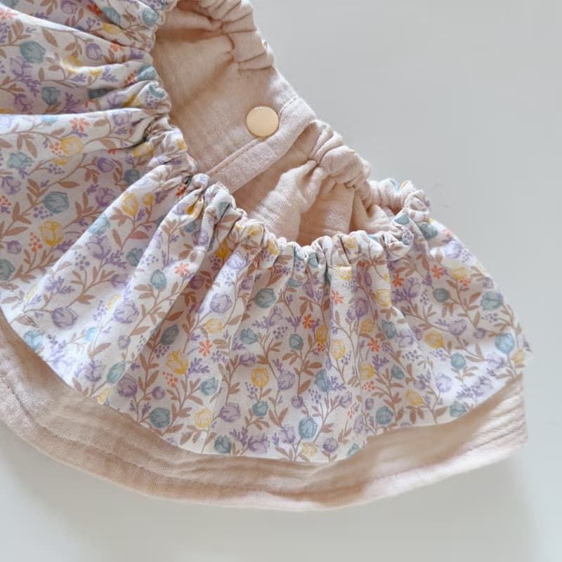 現貨 豐碩果實 荷葉圍兜 髮帶 彌月禮盒 滿月禮 Baby Shower gift