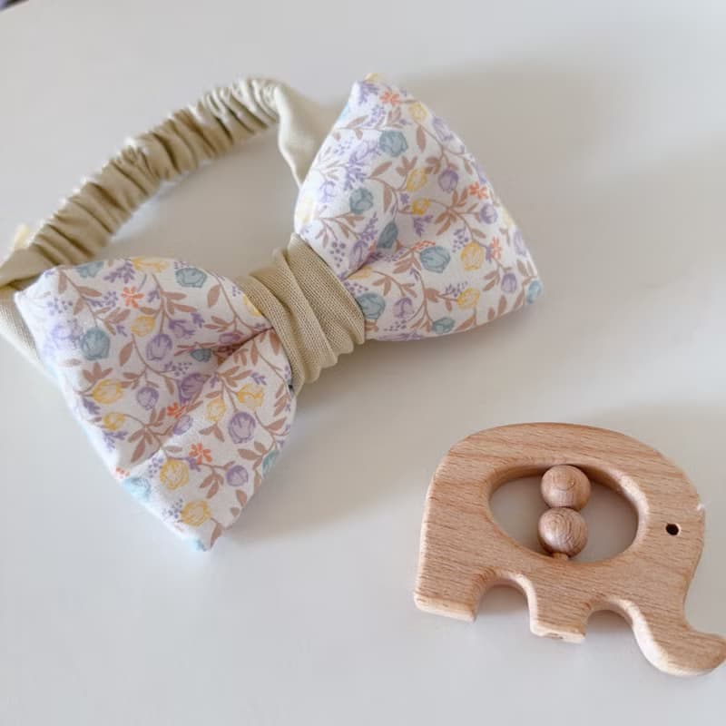 現貨 豐碩果實 荷葉圍兜 髮帶 彌月禮盒 滿月禮 Baby Shower gift