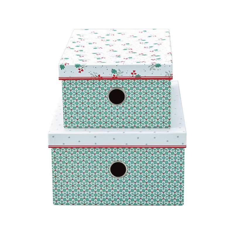 丹麥GreenGate Christmas red 汽車收納盒2入