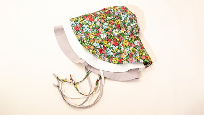 Handmade by Mina【LIBERTY 系列】繁花意境海灘遮陽帽 贈送禮盒