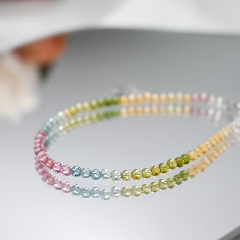 晨露映霞・碧璽手鍊