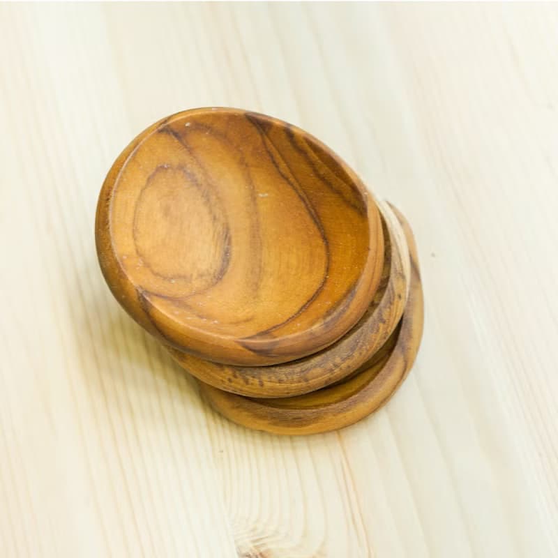 天然柚木醬碟/醬料碟/醬料盤/碟子/置物盤/飾品盤/原木製