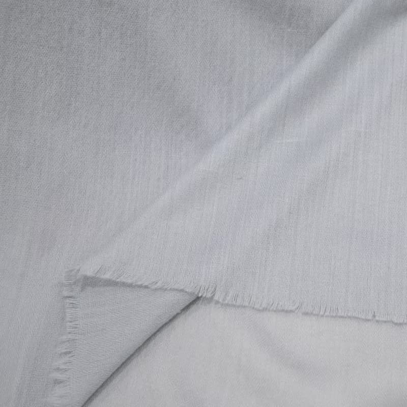 【保暖道具】喀什米爾 Cashmere 羊毛圍巾 - 淺灰