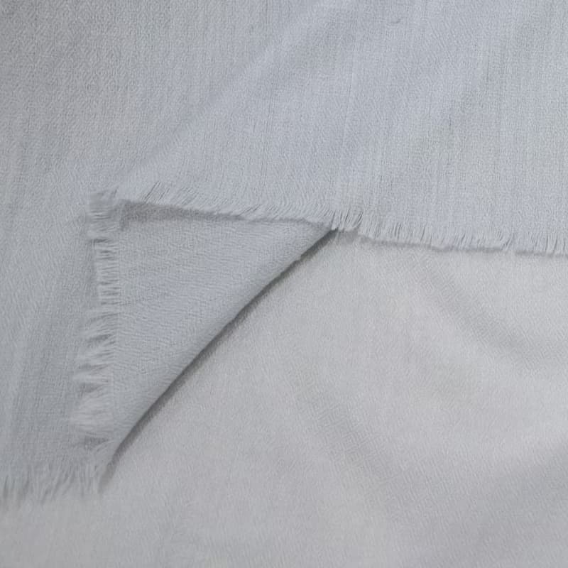 【保暖道具】喀什米爾 Cashmere 羊毛圍巾 - 淺灰