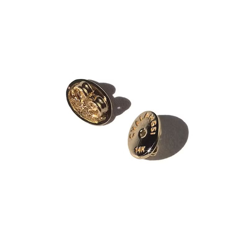 Mini Angular Heart earring 14k