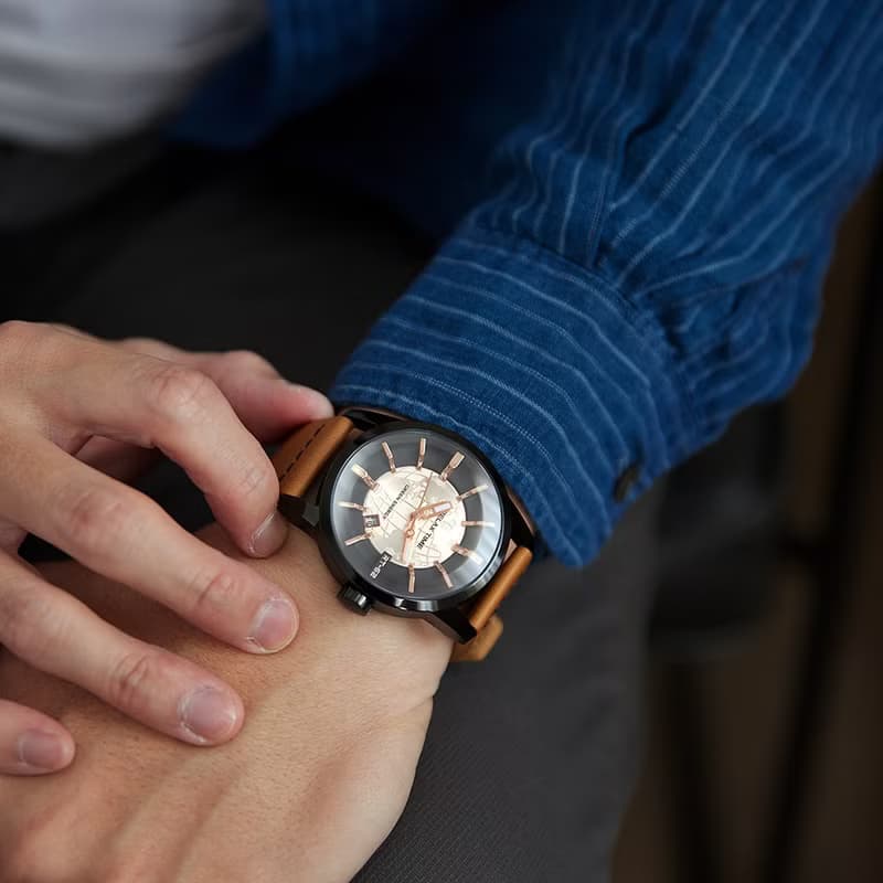 RELAX TIME 環保人動電能系列 腕錶 (RT-62k-7)