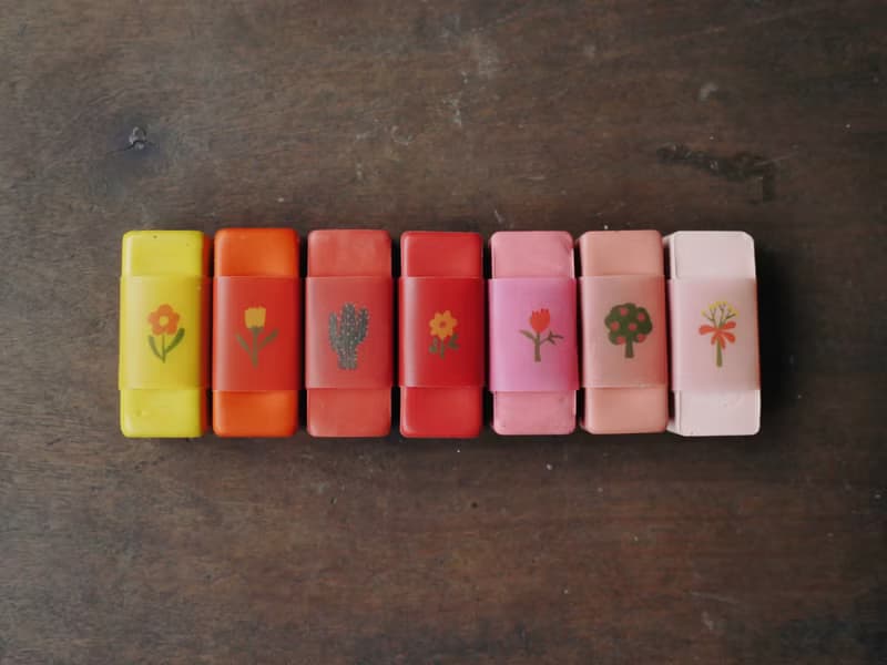 手工蠟筆—情人節禮物/植物語彙3支組